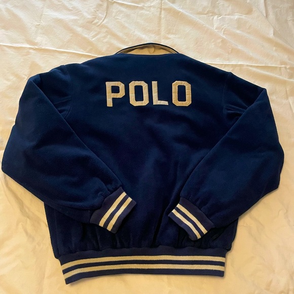 Polo Ralph Lauren Other - Polo by Ralph Lauren Men's Navy Varsity Jacket